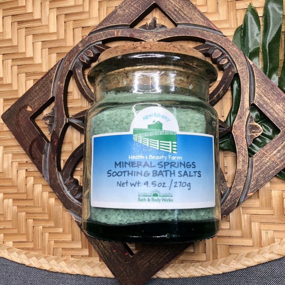 Bath & Body Works Health & Beauty Farm Spa Mineral Bath Soak Salts Rare HTF